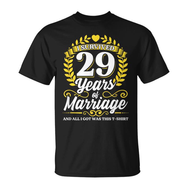 結婚して29年目の結婚記念日を乗り越えた Tシャツ