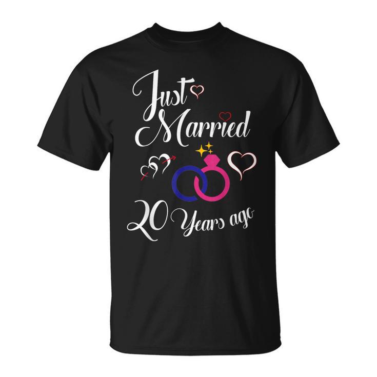 結婚記念日 20周年 Tシャツ