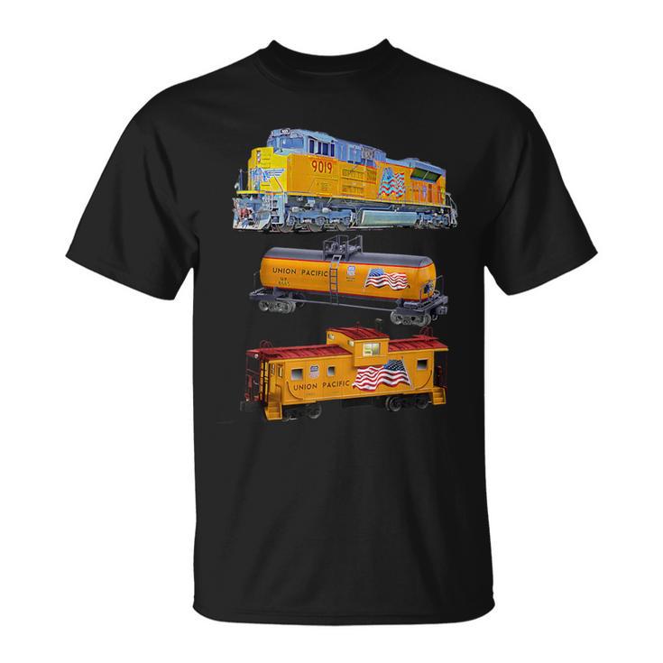 貨物列車 エンジン タンカー 車掌 Tシャツ