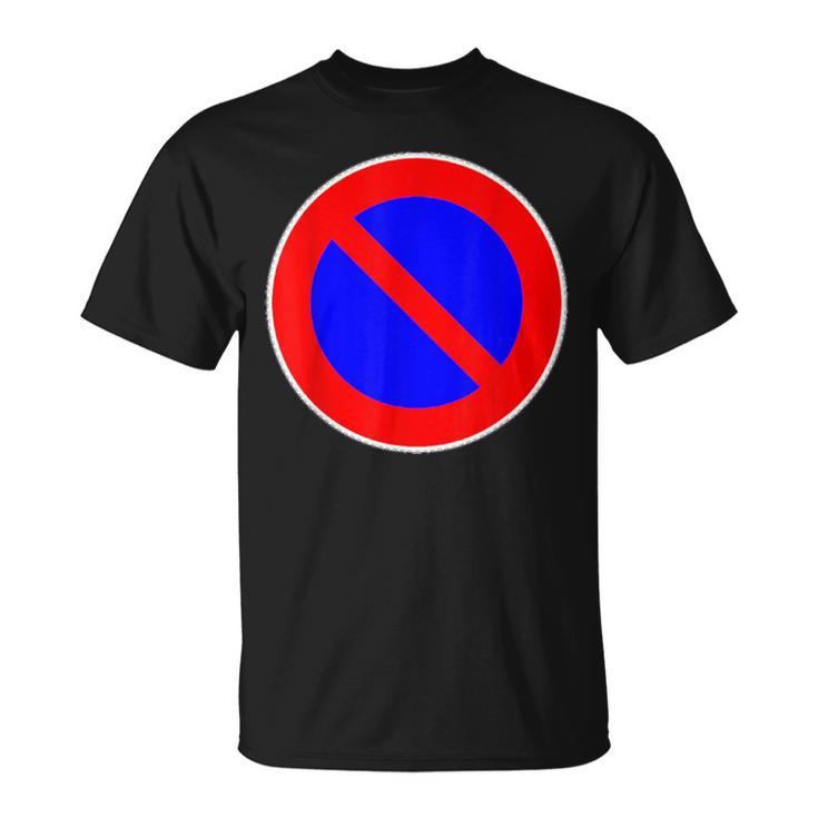 道路標識 駐車禁止 Tシャツ