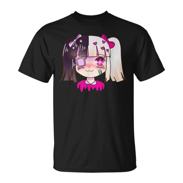 闇カワイイ・サドアニメ少女パステルゴス・メンヘラ Tシャツ