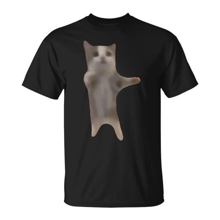 面白い ハッピーキャット ミーム キュート トレンド Tシャツ