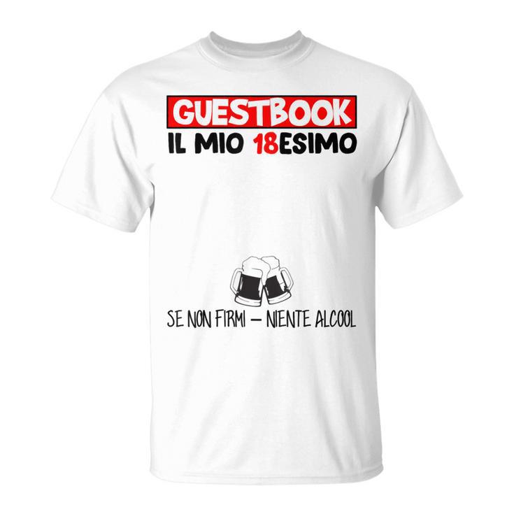 18 Birthday  Guest Book 18 Years T-Shirt