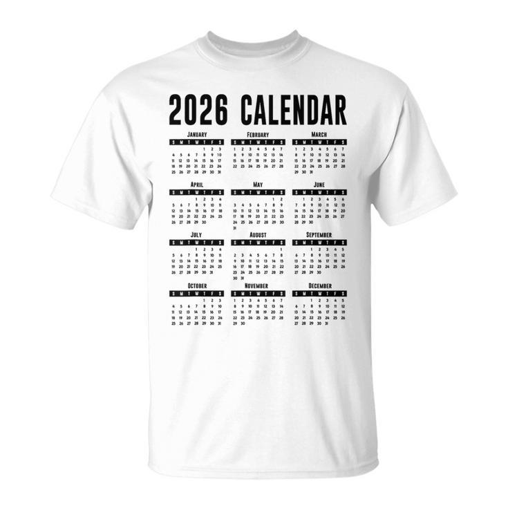 2026年カレンダーシャツメンズレディースキッズ26カレンダー2026 Tシャツ