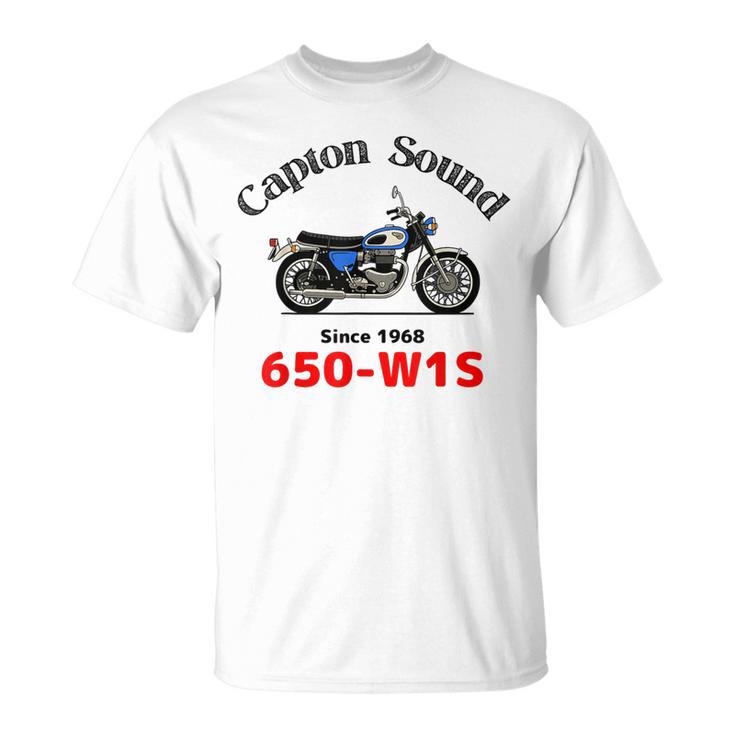 650-W1s Captonound 青タンク 旧車 Tシャツ