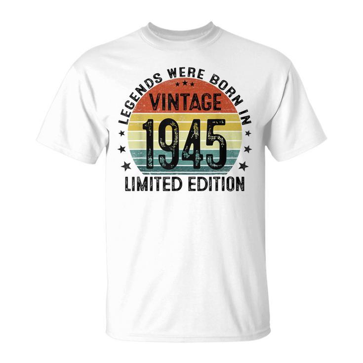 79歳ギフトtシャツ 1945年のベスト・オブ・レジェンド 1945年に誕生 Tシャツ