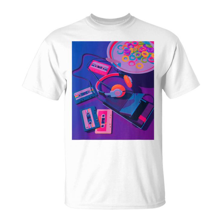 80年代 90年代aporwave レトロ美学 Tシャツ