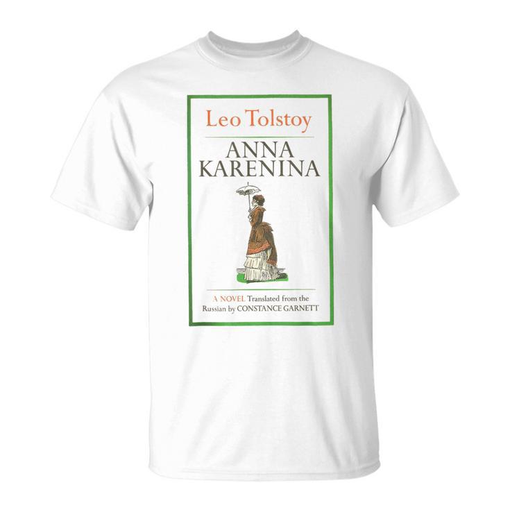 Anna Karenina Leo Tolstoy ヴィンテージブックカバー Tシャツ