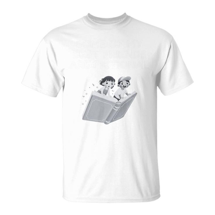 Some Of My Best Friends Are Fictional Book Lover Nerd Premium Tri-Blend T-Shirt