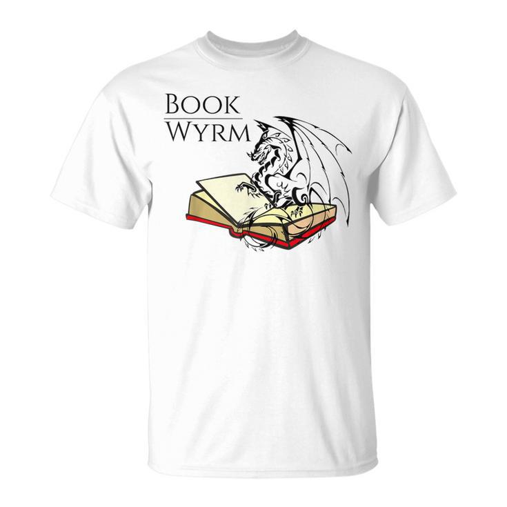Book Lover I'm A Bookwyrm Not A Bookworm T-Shirt T-Shirt