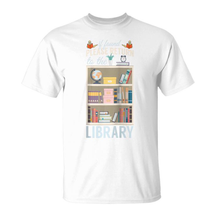 Book Reading If Found Please Return To Library Raglan Baseball Tee T-Shirt