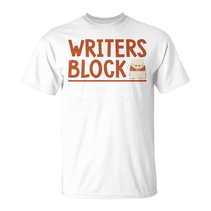 Book Writer Author Writers Block Book Writing Novelist Premium Tri-Blend T-Shirt