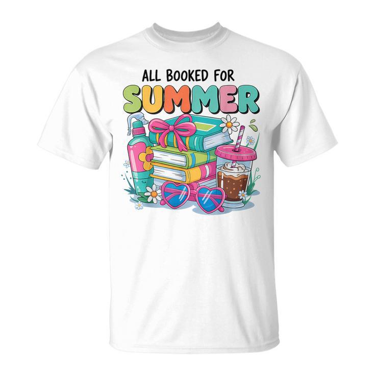 Booked For The Summer Women’s Book Lover T-Shirt