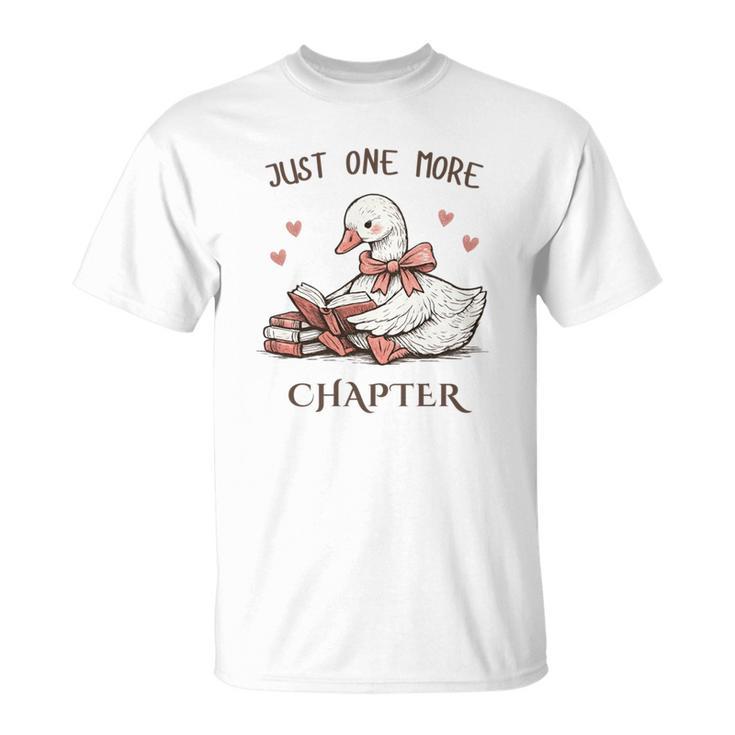 Cute Book Loving Duck T-Shirt
