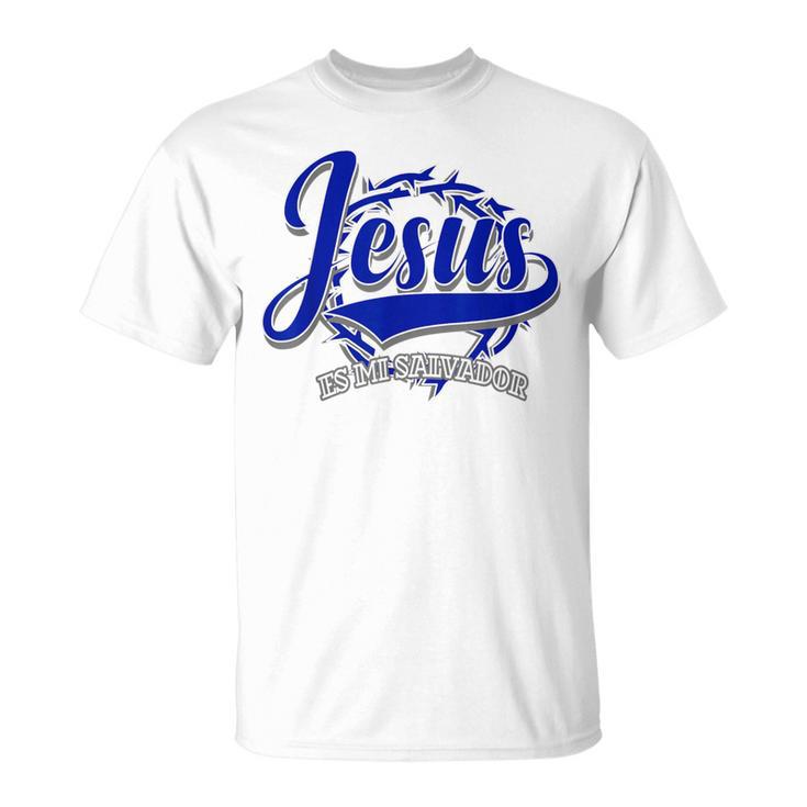 Diseño Religioso Cristiano Español Con Mensaje De Jesús Camiseta unisex