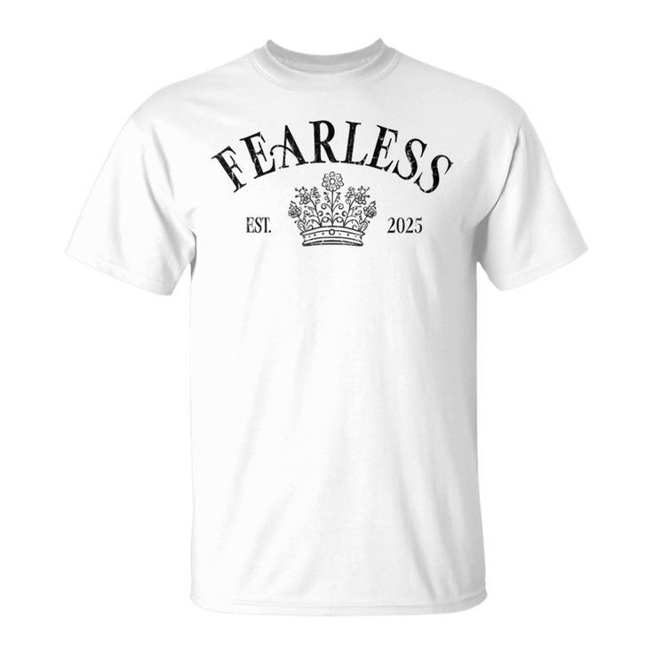 Fearless Est 2025 Powerless Book Fantasy Bookish T-Shirt
