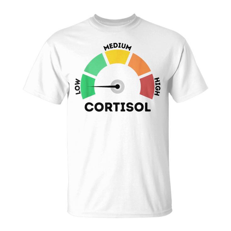 Low Cortisol Levels Meme Tシャツ