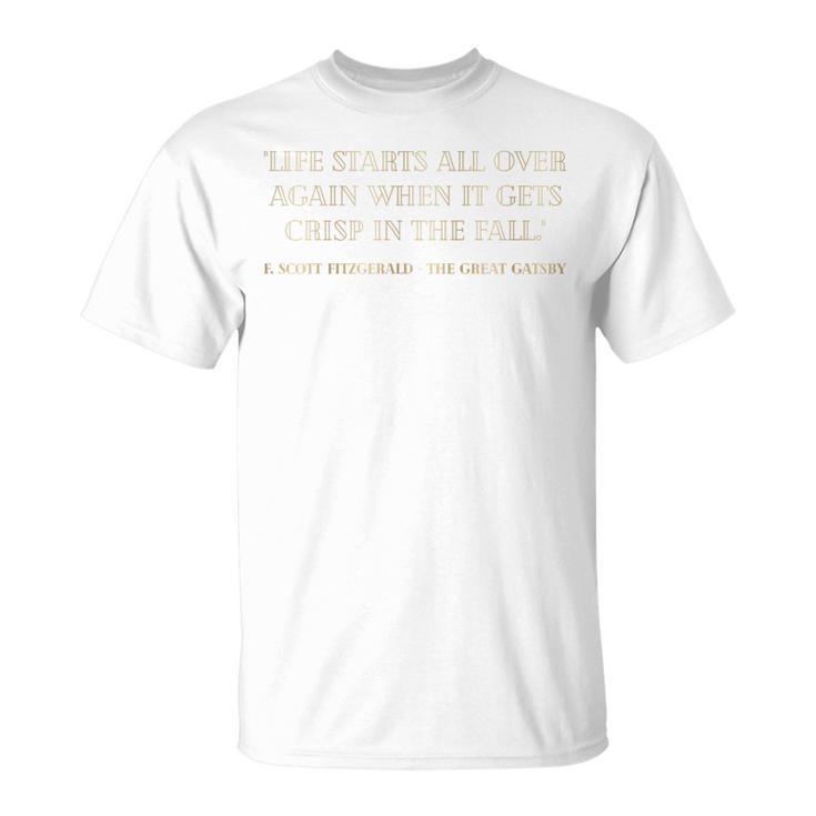 Gatsby Quote Book Love Fan Librarian 1920's Great Gatsby Premium Tri-Blend T-Shirt