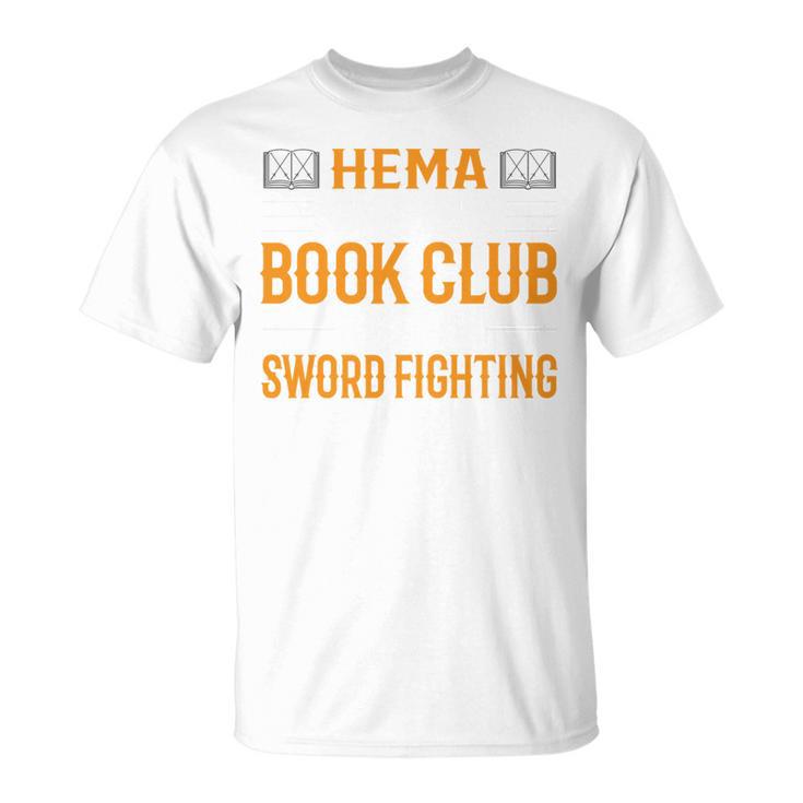 HEMA Book Club With Sword Fighting T-Shirt