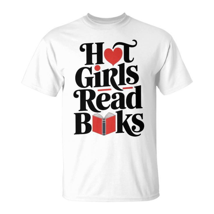 Hot Girls Read Books For Book Lovers Premium Tri-Blend T-Shirt