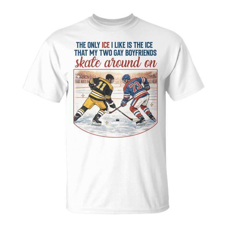 Ice Hockey Romance Reader Book Lover Reading Smut Smutty T-Shirt