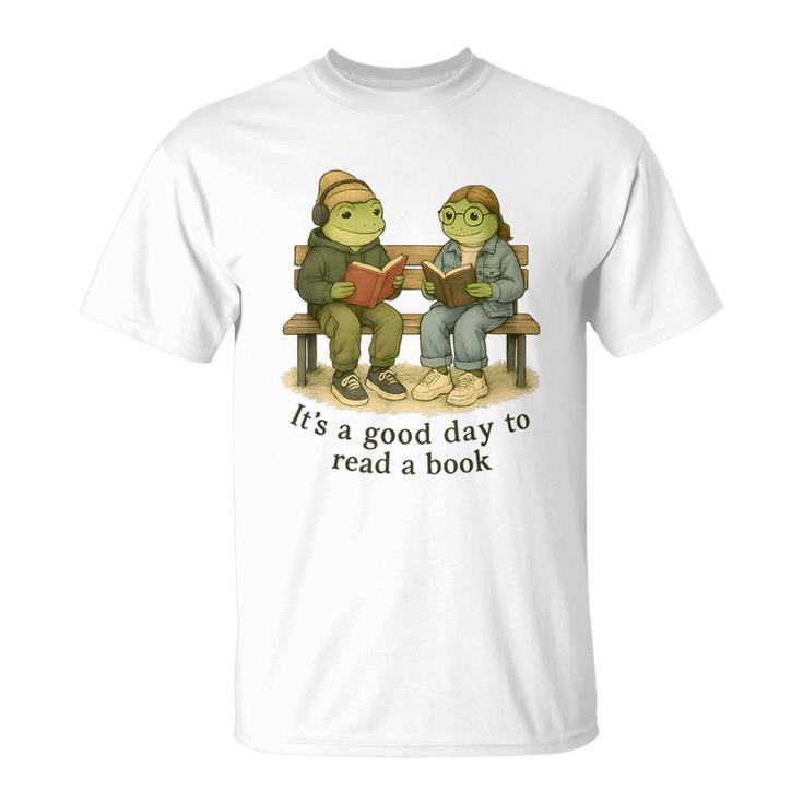 It’s A Good Day To Read A Book – Reading Frog T-Shirt