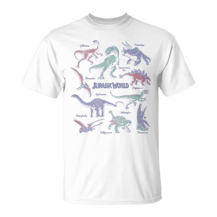 Jurassic World Dinosaurs Textbook Page T-Shirt