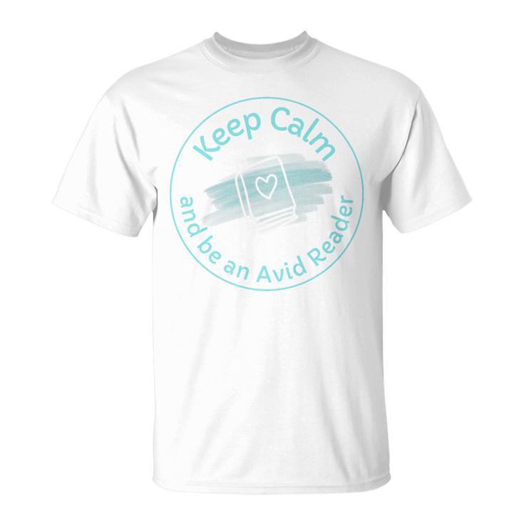 Keep Calm And Be An Avid Reader Books Premium Tri-Blend T-Shirt