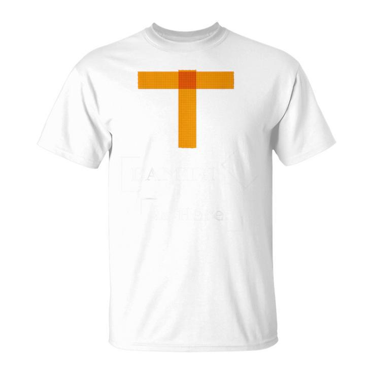 Kenko ひとことシリーズ「バミリ Bamiri Is Here 」［Orange］［背面デザイン］ Tシャツ