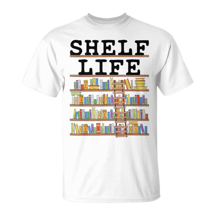 Librarian Book Lover Reader Shelf Bookshelf Women T-Shirt