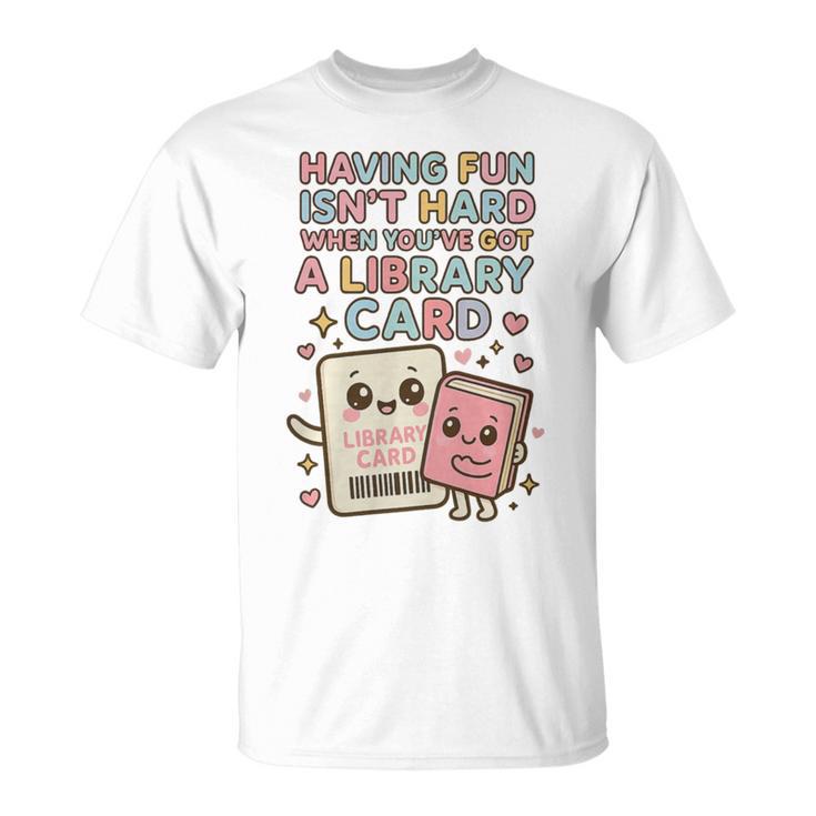 Library Card Shirt Reading Book Lovers For Reader Premium Tri-Blend T-Shirt