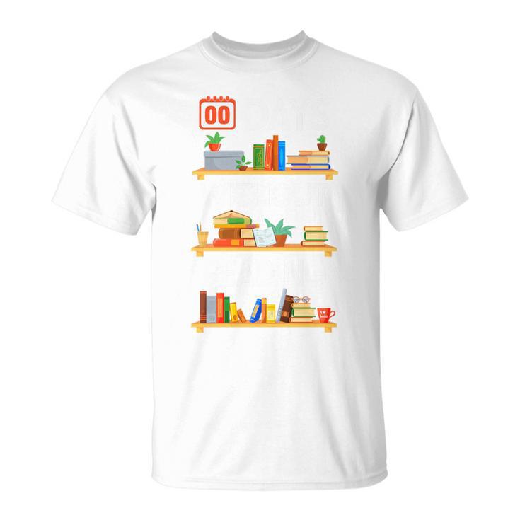 Library Librarian Bookworm Book 00 Days Without Reading Premium Tri-Blend T-Shirt