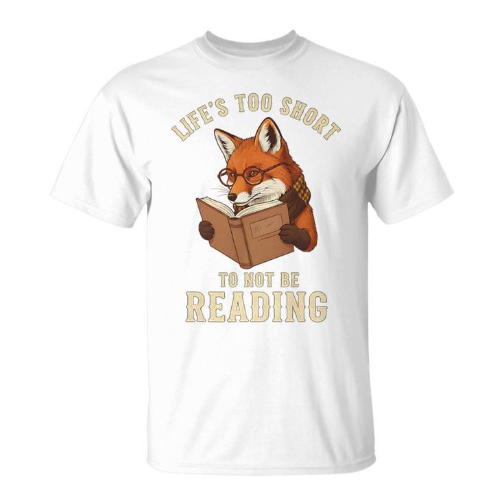 Life’s Too Short To Not Be Reading Cute Fox Book Lover Premium Tri-Blend T-Shirt Life’s Too Short To Not Be Reading Cute Fox Book Lover Premium Tri-Blend T-Shirt
