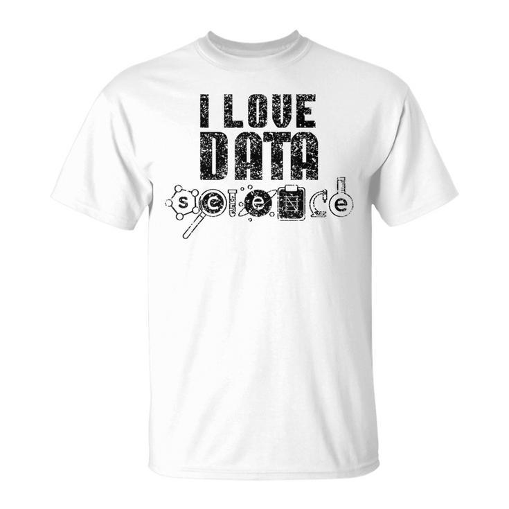 I Love Datacience Analytics アナリストサイエンティスト Tシャツ