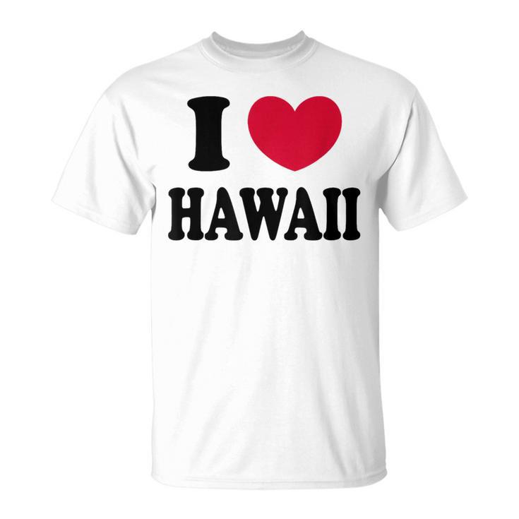 I Love Hawaii ハワイが大好き Tシャツ