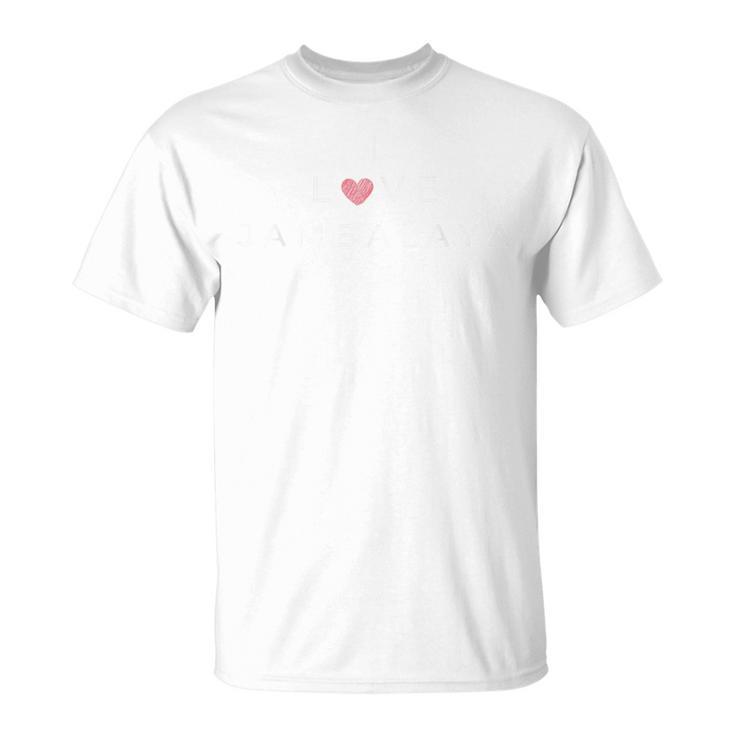 I Love Jambalaya おもしろ文字 食べ物愛好家に最適 スープ ユーモア Tシャツ