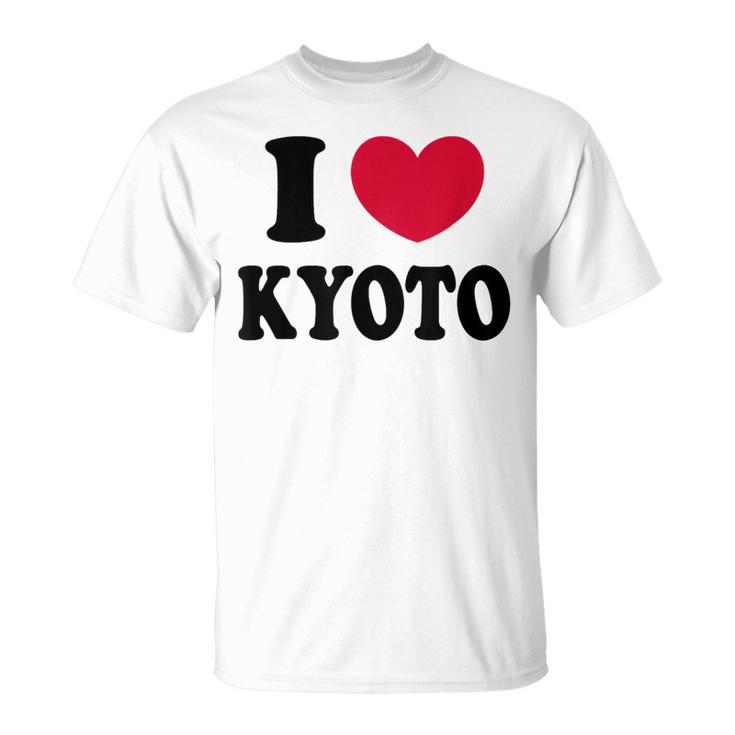 I Love Kyoto 京都大好き Tシャツ