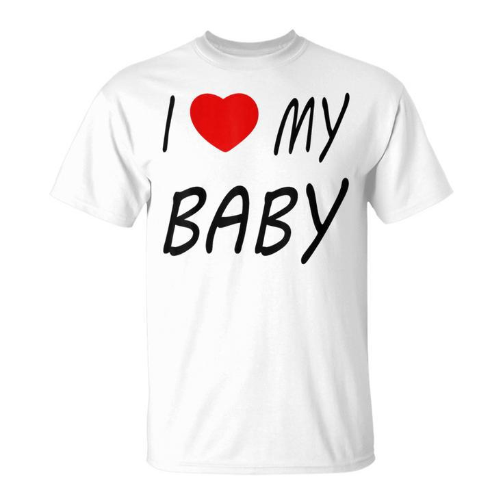 I Love My Baby ブラック Tシャツ