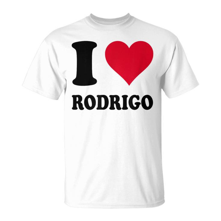 I Love Rodrigo Tシャツ