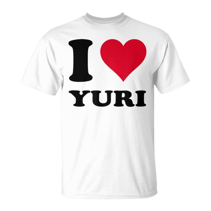 I Love Yuri Tシャツ