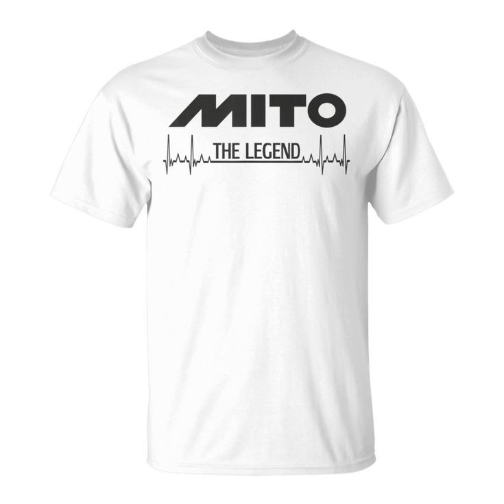 Mito レジェンド 125 ハートビート レジェンド バイク Cagiva Tシャツ