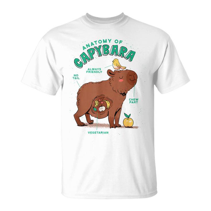 Natural Science Textbook Anatomy Water Pig T-Shirt