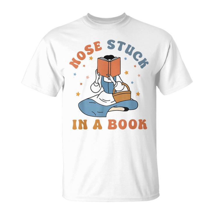 Nose Stuck In A Book Book Lover T-Shirt