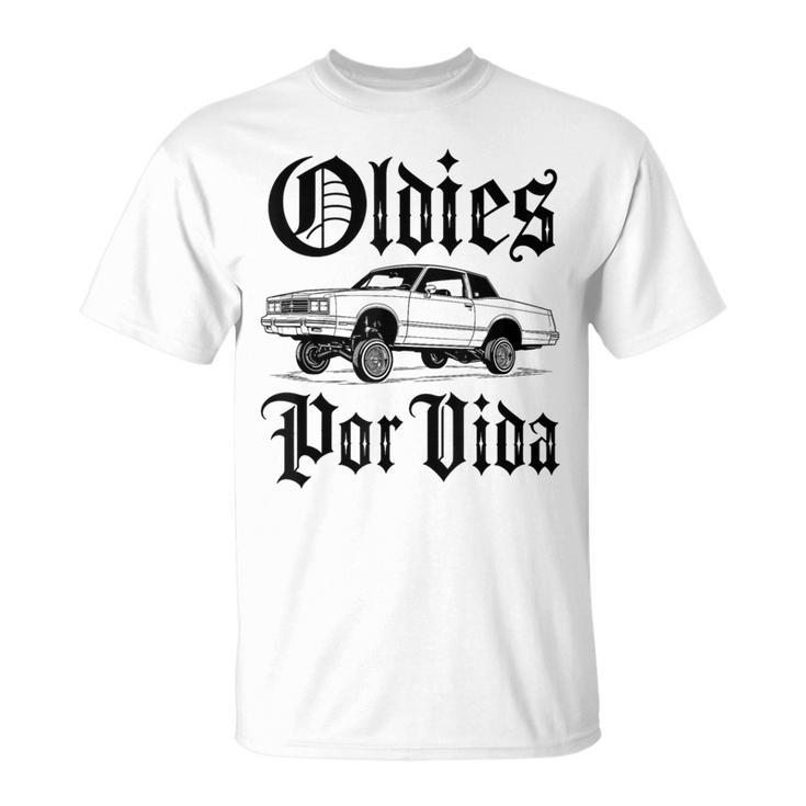 Oldies Porida ヴィンテージ ローライダー 車 メキシカン チカーノ チョロ Tシャツ
