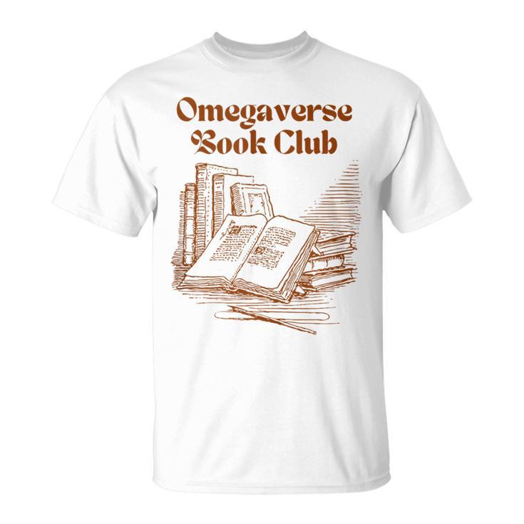 Omegaverse Book Club Reading Alpha Beta Omega Romance T-Shirt