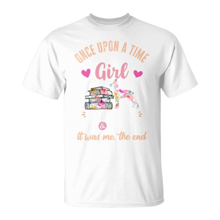 Once Upon a Girl Who Loved Great Danes & Books T-Shirt