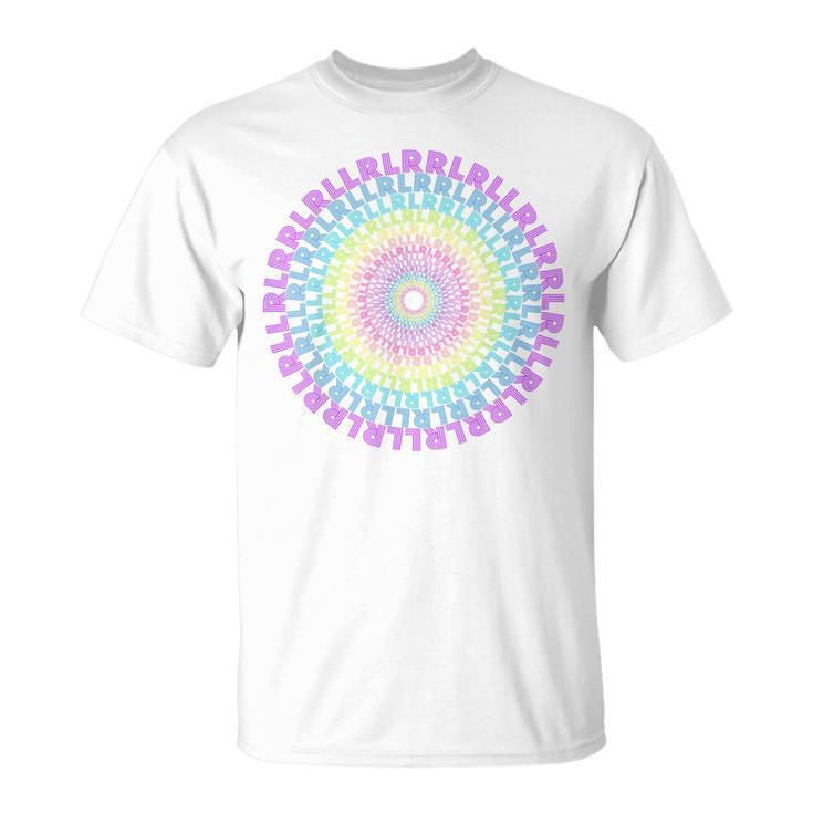 Paradiddleariations ドラム 原始スパイラル Rlrr Lrll ドラマー Tシャツ