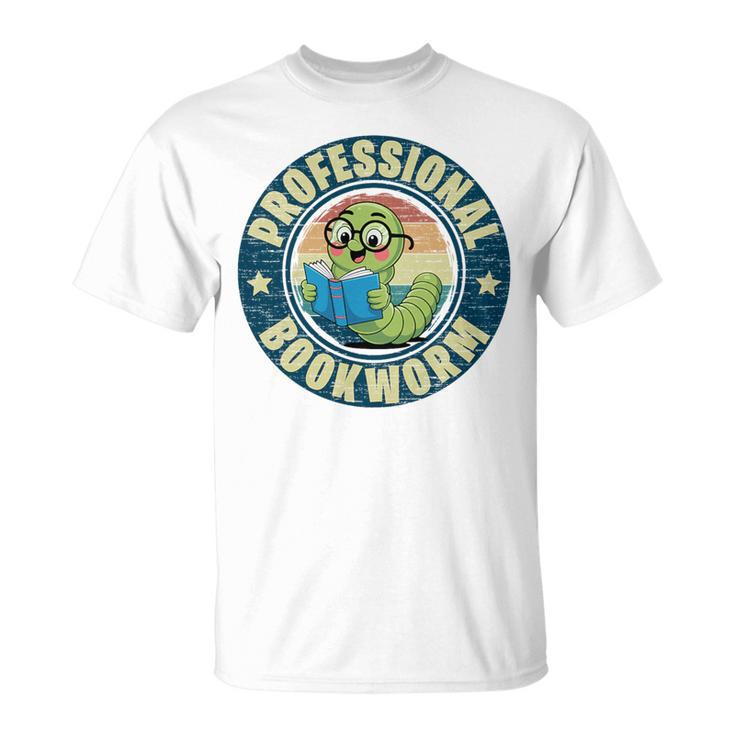 Professional Bookworm Bookish Book Nerd For Women Men Premium Tri-Blend T-Shirt
