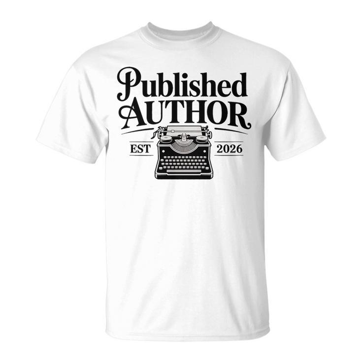 Published Author Writer 2026 New Book Novel Writing Premium Tri-Blend T-Shirt