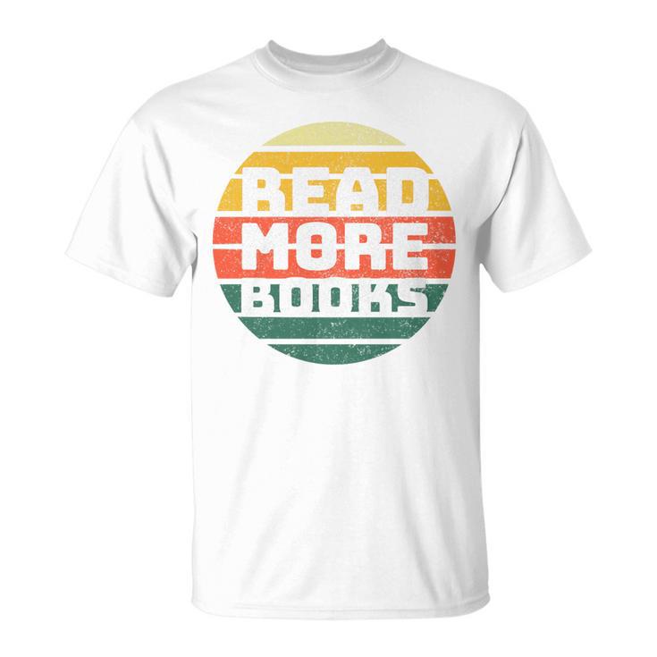 Read More Books Retro Vintage Book Lover Premium Tri-Blend T-Shirt